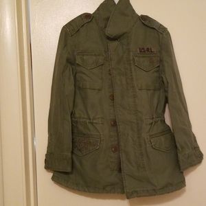 🚨Ralph Lauren Cotton Twill Military Jacket